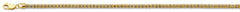 14K Two Tone Gold 5Line DC Ball WP Chain