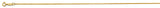 14K Yellow Gold 1.2mm Serpentine Chain