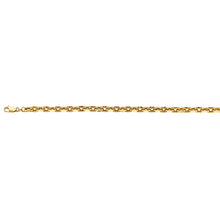 Load image into Gallery viewer, 14K Yellow Gold 5.2mm Hollow Oval Rolo Chain