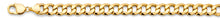 Load image into Gallery viewer, 14K Yellow Gold 10.9mm Hollow Bevelled Curb Chain