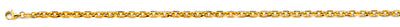 14K Yellow Gold 2.9mm Solid DC Cable Chain