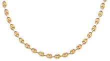 Load image into Gallery viewer, 14K Yellow Gold Mariner Puffed Necklace