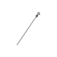 Load image into Gallery viewer, Sterling Silver Black Rhodium Plated Box 012-.7mm Chain with Spring Clasp