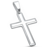 Sterling Silver Solid Cross Pendant