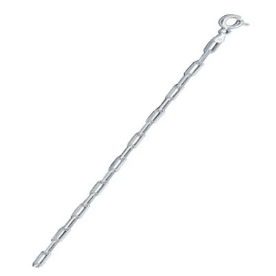 Sterling Silver Staple Italian Chain-2.2mm, Length 7"