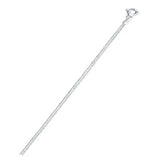 Sterling Silver Flat Marina 040-1.5mm Chain, Length 18