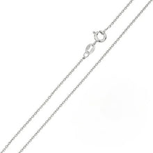 Load image into Gallery viewer, Pack of 6 Italian Sterling Silver Rhodium Plated Diamond Cut Anchor Chain 025-1 MM with Spring Clasp Closure
