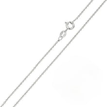 Load image into Gallery viewer, Pack of 6 Italian Sterling Silver Rhodium Plated Anchor Chain 025-1 MM with Spring Clasp Closure