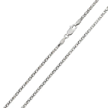Load image into Gallery viewer, Italian Sterling Silver Rhodium Plated Diamond Cut Flat Multi Disc Coreana Chain 020-2 MM with Lobster Clasp Closure