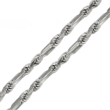 Load image into Gallery viewer, Sterling Silver 8mm Figarope Milano Chain