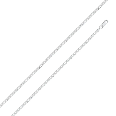 Sterling Silver Figaro 080-2.9mm Chain
