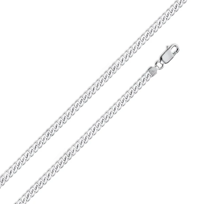 Sterling Silver Miami Cuban 120-3.7mm Chain