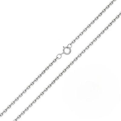 Pack of 6 Sterling Silver Diamond Cut Cable Rolo 0.9mm-020 Chains