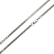 Load image into Gallery viewer, Sterling Silver Dollar Cuban Diamond Cut 130-4.1mm Chain