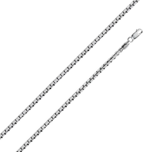 Load image into Gallery viewer, Sterling Silver Box 035-1.8mm chain with Lobster Clasp Closure, Length 16"