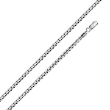 Load image into Gallery viewer, Sterling Silver Basic Non-Plated 3.3mm Round Box Chain
