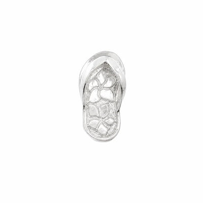 Sterling Silver High Polish Nugget Sandal Charm