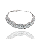 Sterling Silver High Polished Our Lady Of Guadalupe Link Adjustable Bracelet