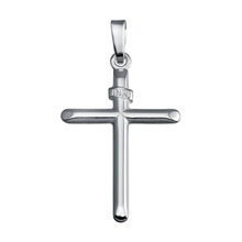 Load image into Gallery viewer, Sterling Silver High Polished Cross Pendant