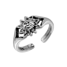 Load image into Gallery viewer, Sterling Silver Sun Adjustable Toe Ring