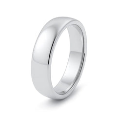 Sterling Silver 6mm Wedding Band Ring