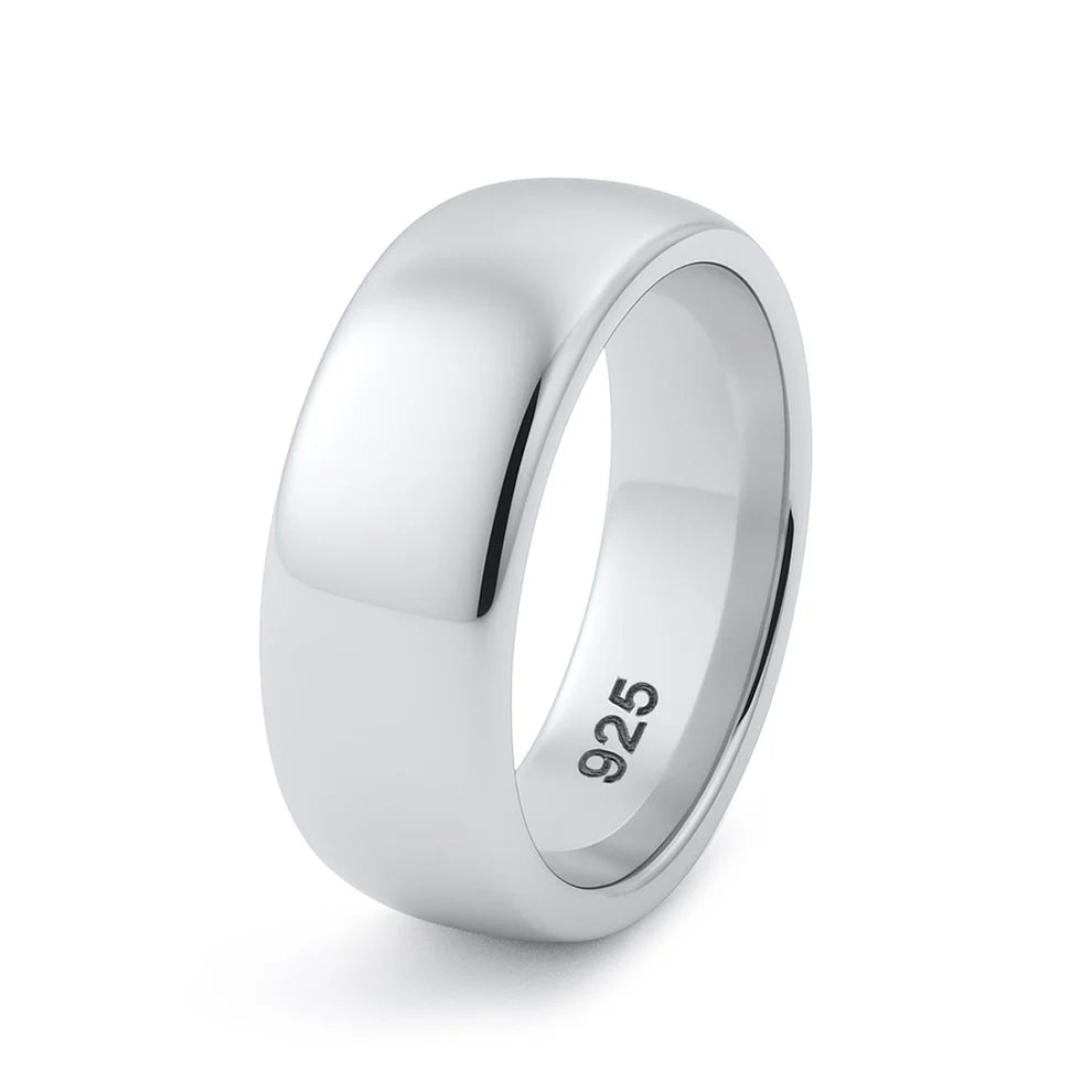 Sterling Silver 7mm Wedding Band Ring