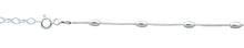 Load image into Gallery viewer, Sterling Silver Ovals Anklet