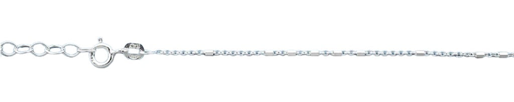 Sterling Silver Small Plain Anklet
