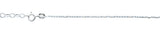Sterling Silver Small Plain Anklet