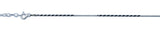 Sterling Silver High Polish Anklet