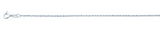 Sterling Silver High Polish Thin Anklet