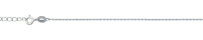 Sterling Silver Small Lock Chain Anklet