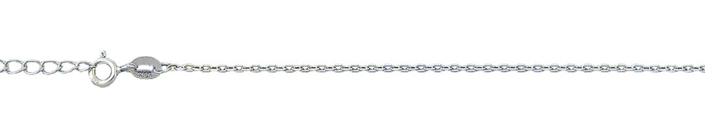 Sterling Silver Lock Chain Anklet