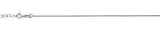 Sterling Silver Small Chain Lock Anklet