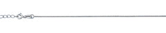 Sterling Silver Small Chain Lock Anklet