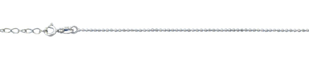Sterling Silver Small Bead Anklet