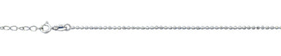 Sterling Silver Small Beads Anklet
