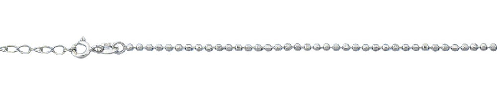 Sterling Silver Bead Anklet