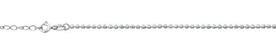 Sterling Silver Bead Anklet