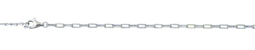Sterling Silver Square Anklet