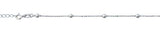 Sterling Silver Big Beads Anklet