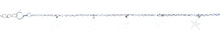 Load image into Gallery viewer, Sterling Silver Rhodium Plated Starfish Anklet