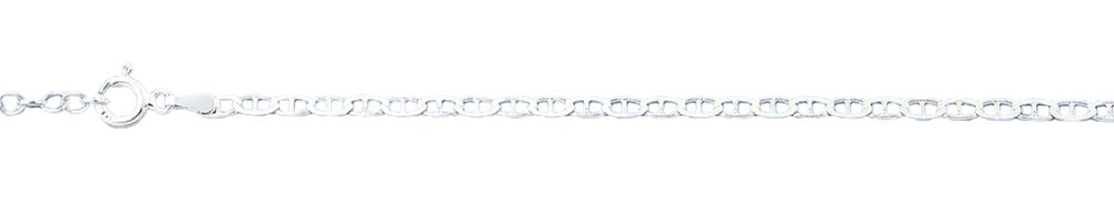 Sterling Silver Polished Marina Anklet
