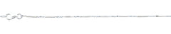 Sterling Silver Polished 1mm Anklet