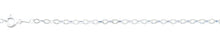 Load image into Gallery viewer, Sterling Silver Polished Flat Rolo Anklet