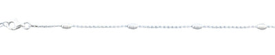 Sterling Silver Polished Anklet