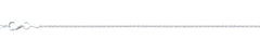 Sterling Silver Polished Rope Anklet