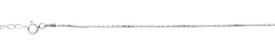 Sterling Silver Diamond Cut Anklet