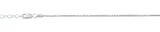 Sterling Silver Polished Diamond Cut Anklet