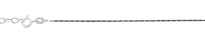Sterling Silver Polished 0.6mm Anklet